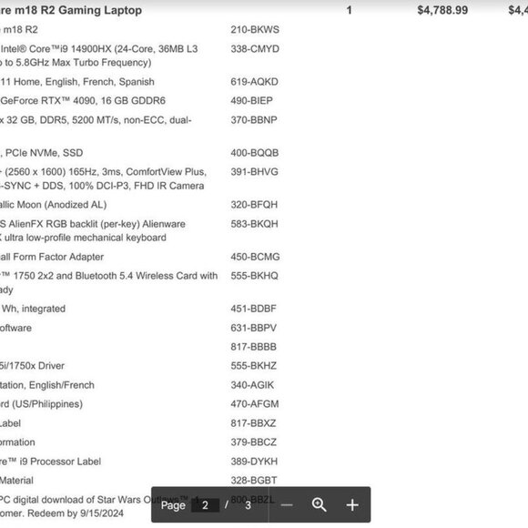 ALIENWARE m18 R2 - Picture 3 of 4
